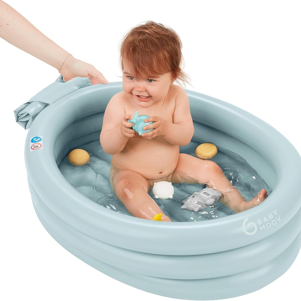 Blue Inflatable Baby Bath